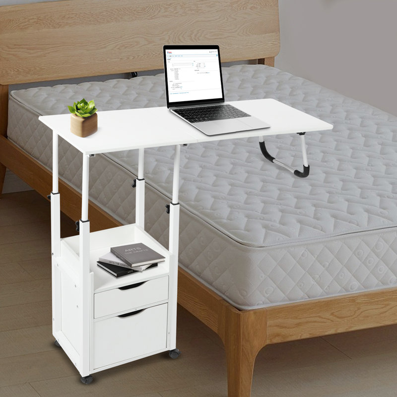 SUNYOU Overbed Table with Wheels-Height Adjustable Over Bed SUNYOU Overbed Table with Wheels-Height Adjustable Over Bed